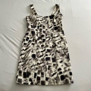 Nicole Miller Atelier Black and White Mini Dress